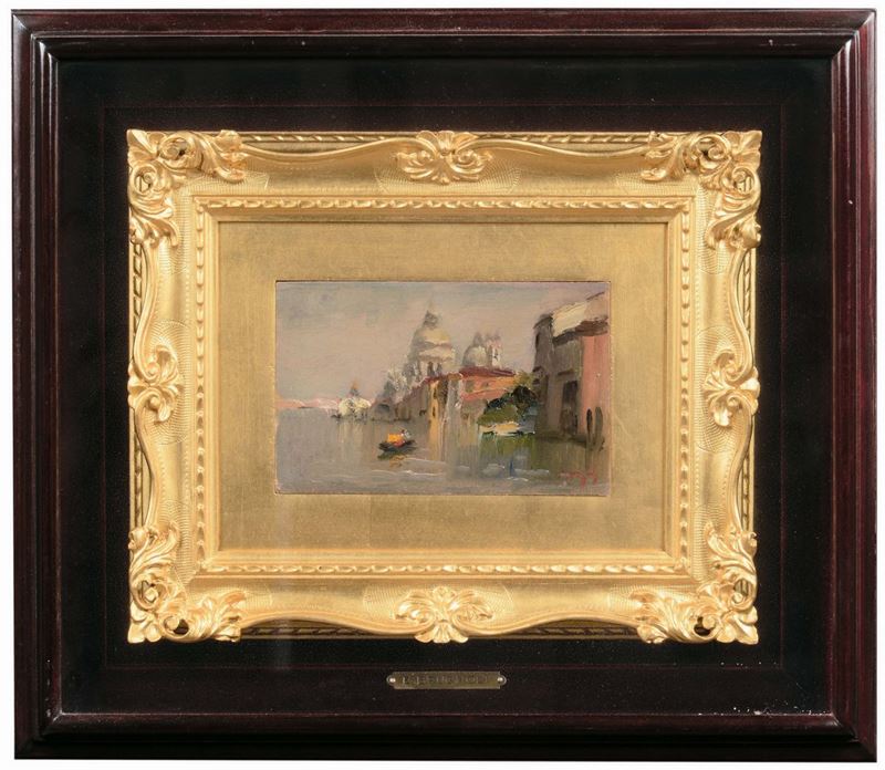Emanuele Brugnoli (1859-1944) Venezia  - Asta Dipinti del XIX e XX secolo - Cambi Casa d'Aste