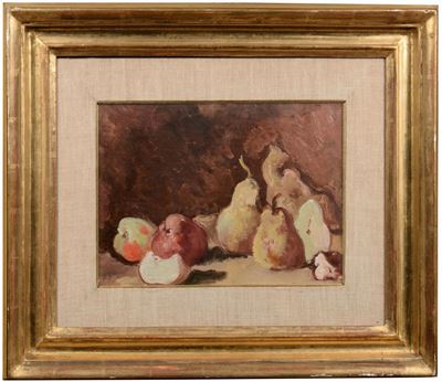 Felice Carena (1879-1966)natura Morta con Pere