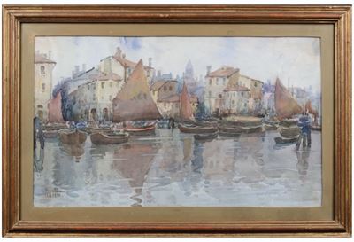 Vittorio Nattino (1890-1971)laguna Veneta