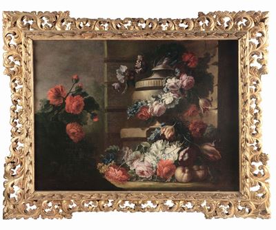 Giuseppe Lavagna (napoli 1684 - 1724)nature Morte con Fiori