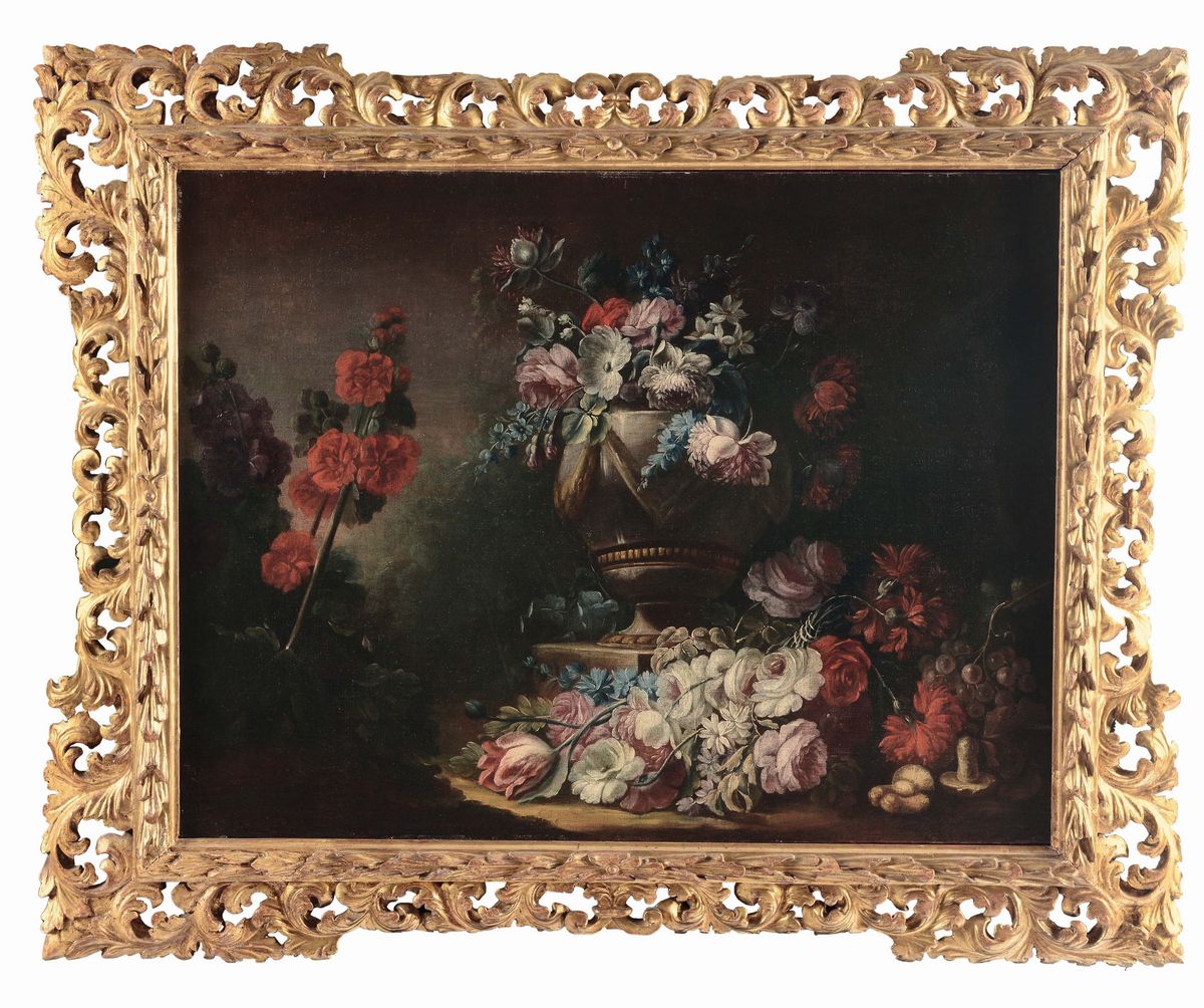 Giuseppe Lavagna (napoli 1684 - 1724)nature Morte con Fiori