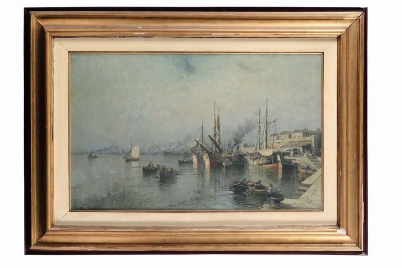 Nicola De Corsi (1882-1958) Porto, 1912  - Auction 19th and 20th Century Paintings - Cambi Casa d'Aste