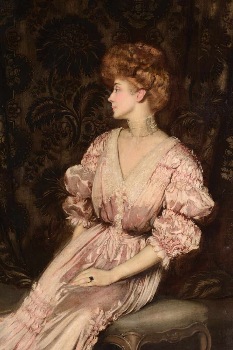 Antonio De la Gandara (1861-1917)maria Hardouin D'annunzio