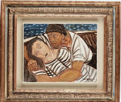 Giuseppe Migneco (1908-1997)pescatore, 1957
