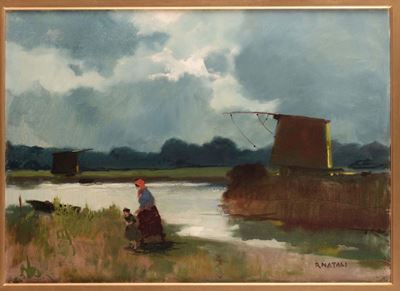 Renato Natali (livorno 1883 - 1979)marina