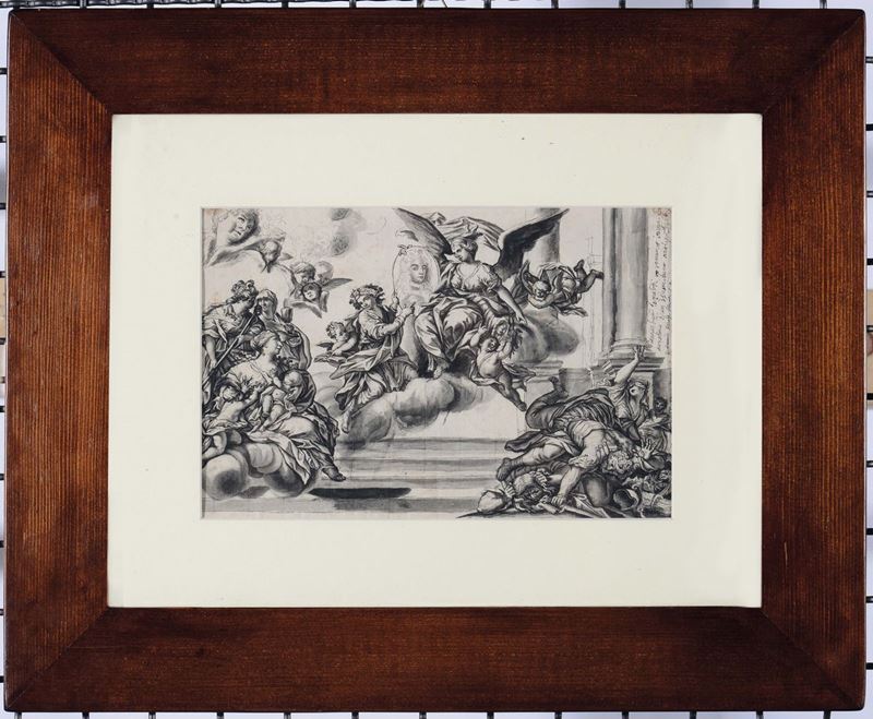 Arnold Van Westerhout (1651-1725) Trionfo dell’ortodossia  - Auction Fine Drawings - I - Cambi Casa d'Aste
