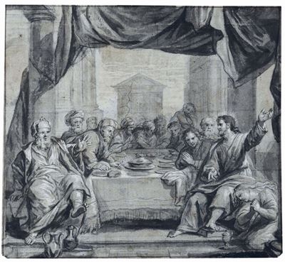 Scuola Italiana del XVII Secololavanda dei Piedi