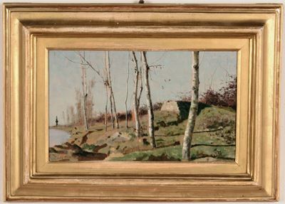 Eugenio Cecconi (1842-1903)paesaggio