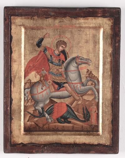 Icona Raffigurante San Gerolamo