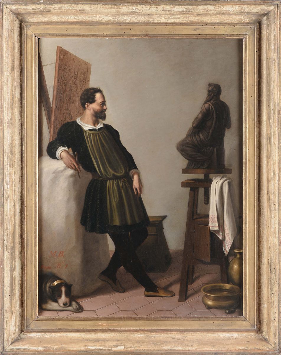 Scuola Toscana del XIX Secolomichelangelo e Raffaello