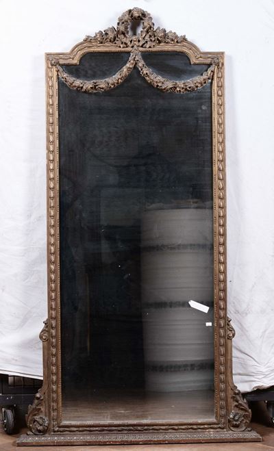Caminiera Intagliata e Dorata, XIX Secolo