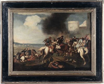Scuola Italiana del XVII-XVIII Secolobattaglia