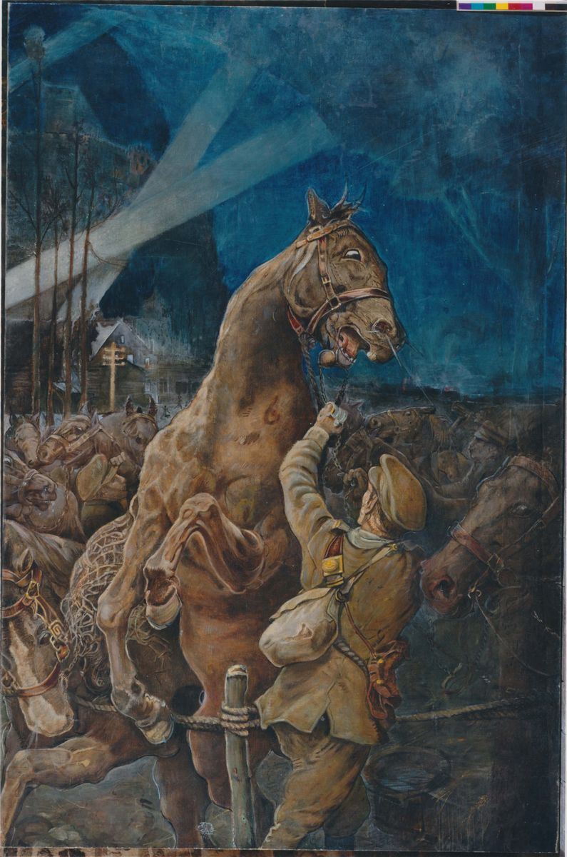 C. C. Forli (XX secolo) Allegoria della guerra, 1941  - Auction 19th and 20th Century Paintings - Cambi Casa d'Aste