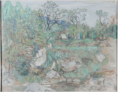 Oscar Saccorotti (1898-1986)paesaggio Ligure