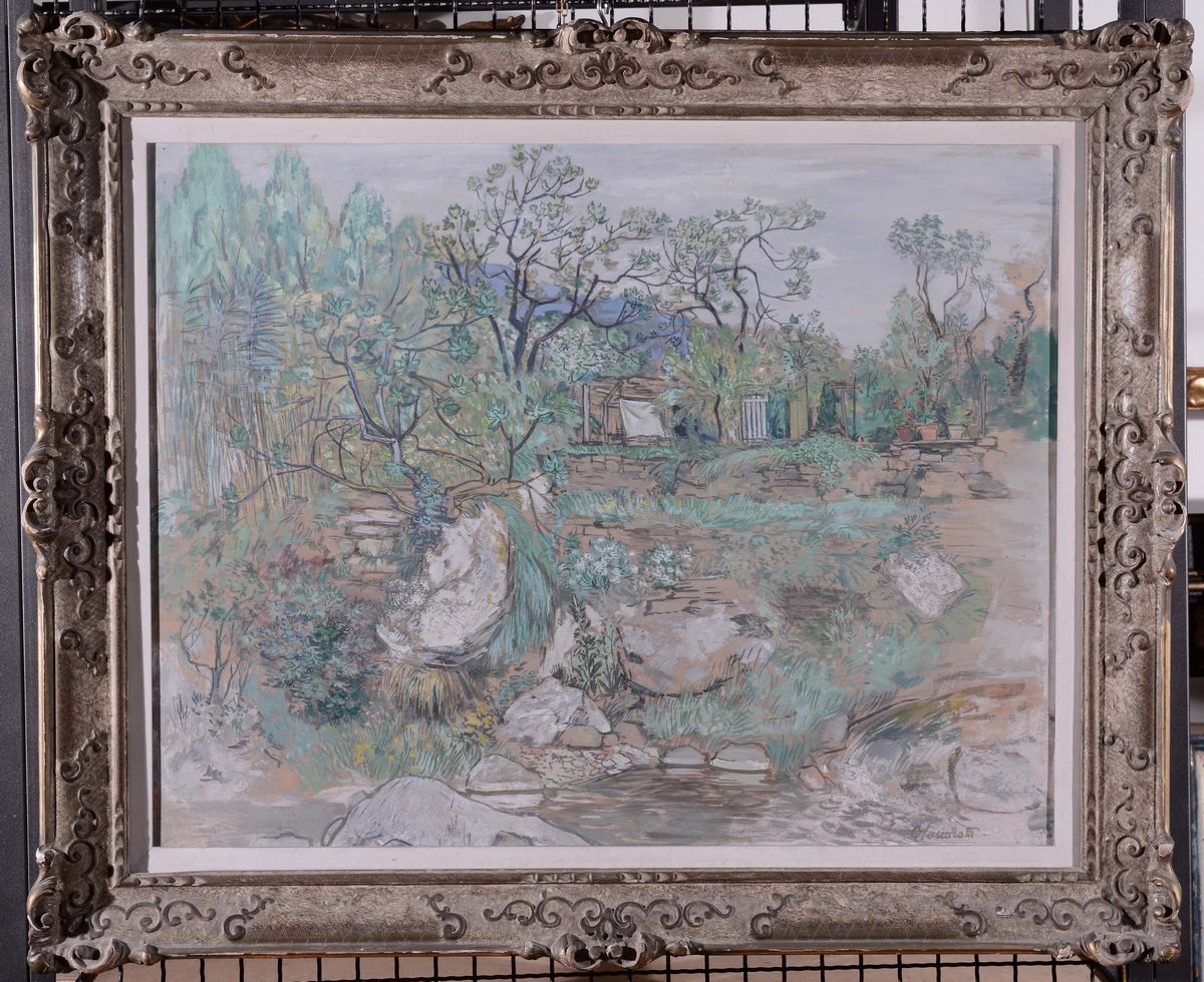 Oscar Saccorotti (1898-1986)paesaggio Ligure