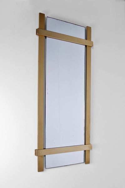 Specchiera con Cornice in Alluminio Anodizzato