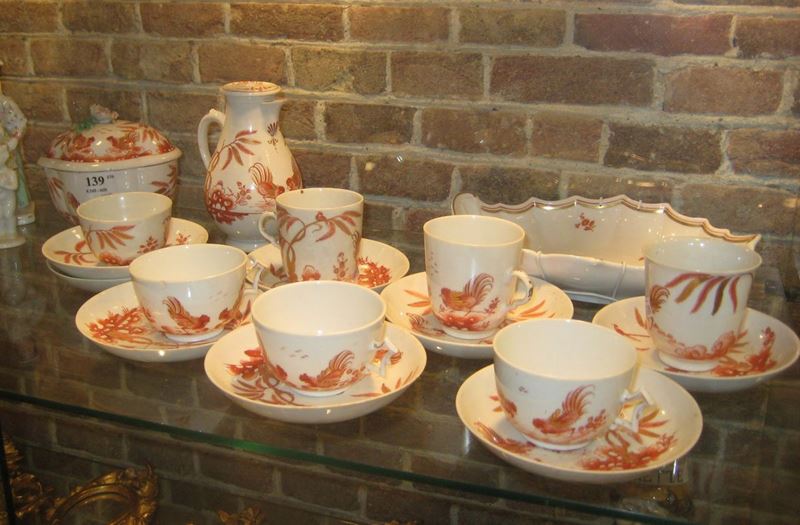 Servizio da té in porcellana Ginori  - Asta Arredi e Oggetti d'Arte da Importanti Collezioni Private - Cambi Casa d'Aste