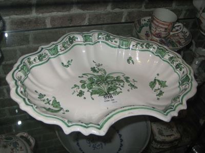 Vassoietto in Maiolica, Cerreto, XVIII Secolo