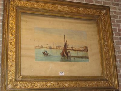Acquerello Raggigurante Venezia in Cornice