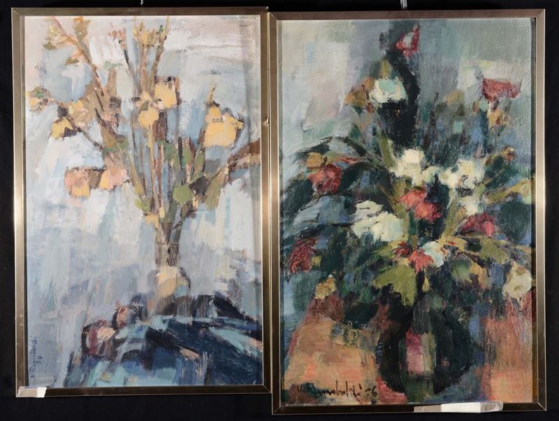 Due dipinti di Ugo Rambaldi  - Asta Arredi e Oggetti d'Arte da Importanti Collezioni Private - Cambi Casa d'Aste