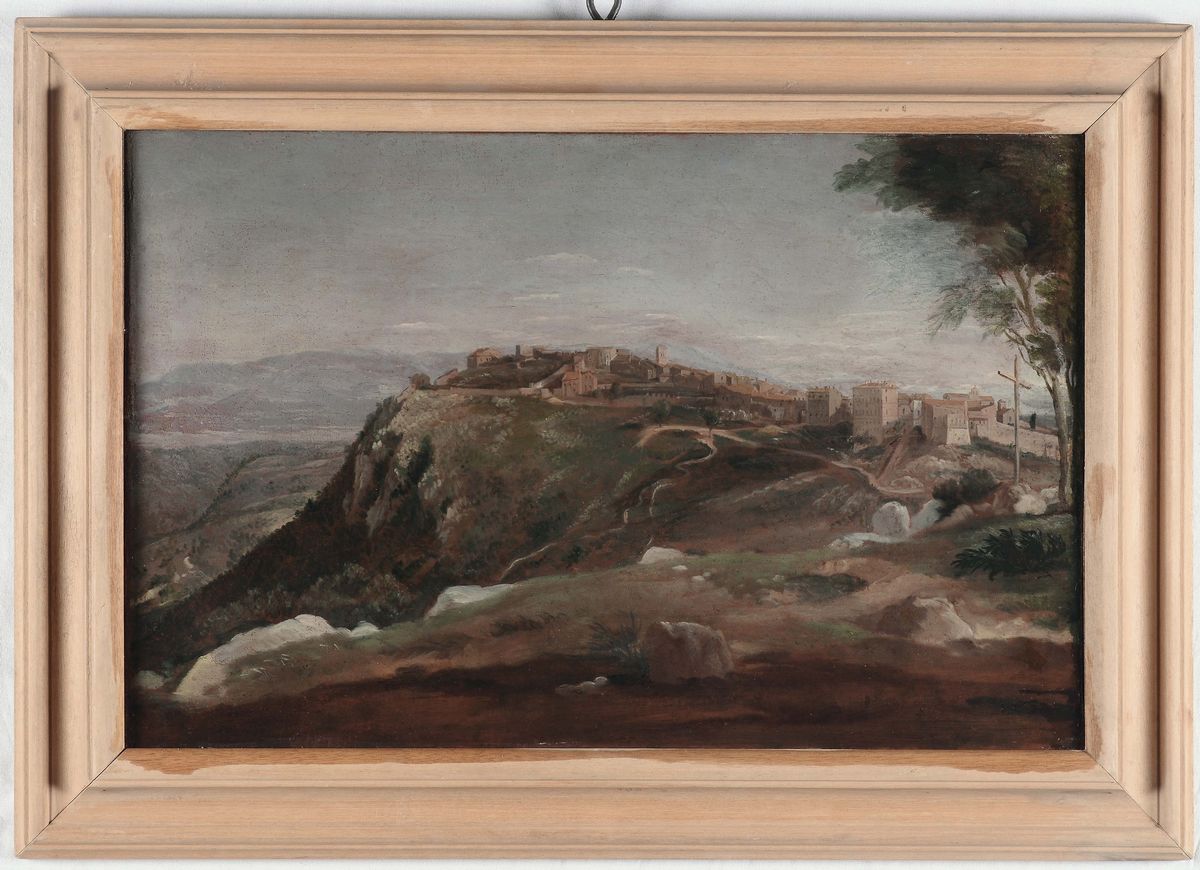Hendrick Frans Van Lint (anversa 1684 - Roma 1763)coppia di Paesaggi