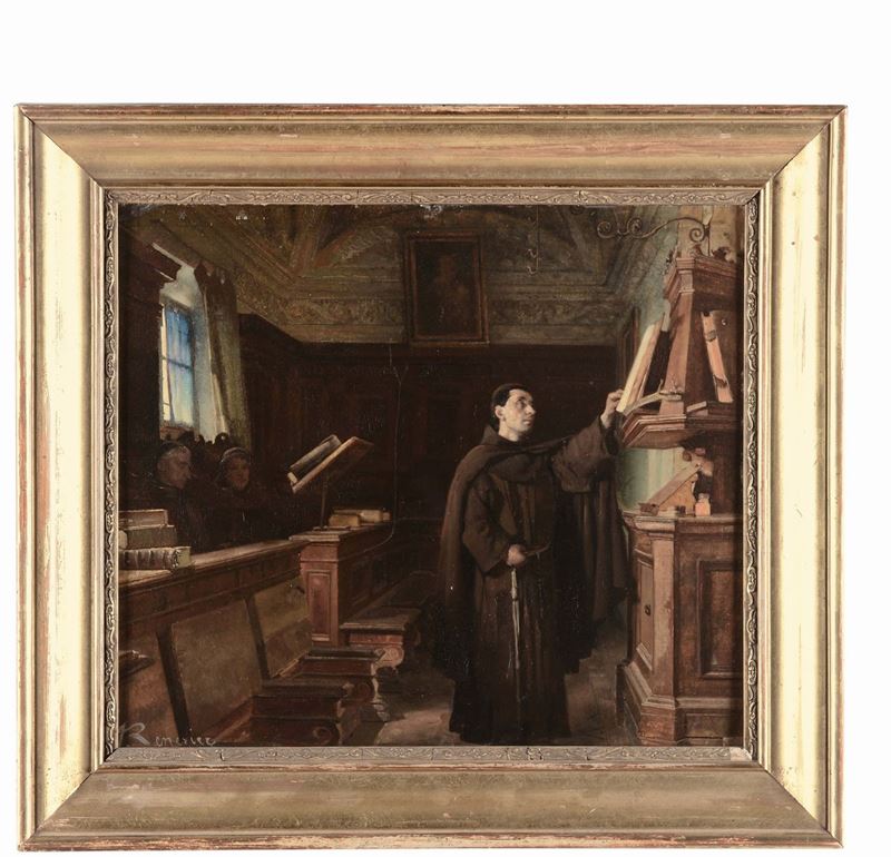 Julien Renevier (1847-1907) Convento  - Auction Furnishings and Works of Art from Important Private Collections - Cambi Casa d'Aste