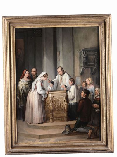 Giuseppe Moricci (1806-1879)battesimo di Bimbo