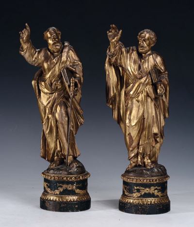 Scultore Veneto del XVIII Secolosanti Pietro e Paolo