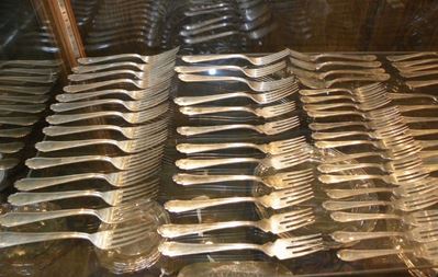Servizio di Posate in Argento per 12 Persone
