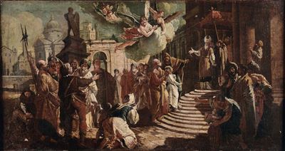 Francesco Fontebasso (venezia 1707 - 1769), Cerchia Dipresentazione di Maria al Tempio