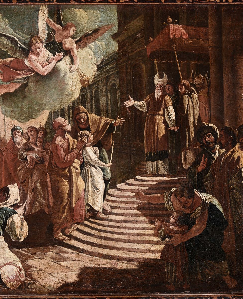 Francesco Fontebasso (venezia 1707 - 1769), Cerchia Dipresentazione di Maria al Tempio
