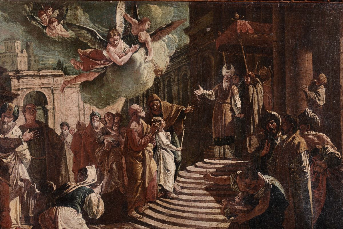 Francesco Fontebasso (venezia 1707 - 1769), Cerchia Dipresentazione di Maria al Tempio