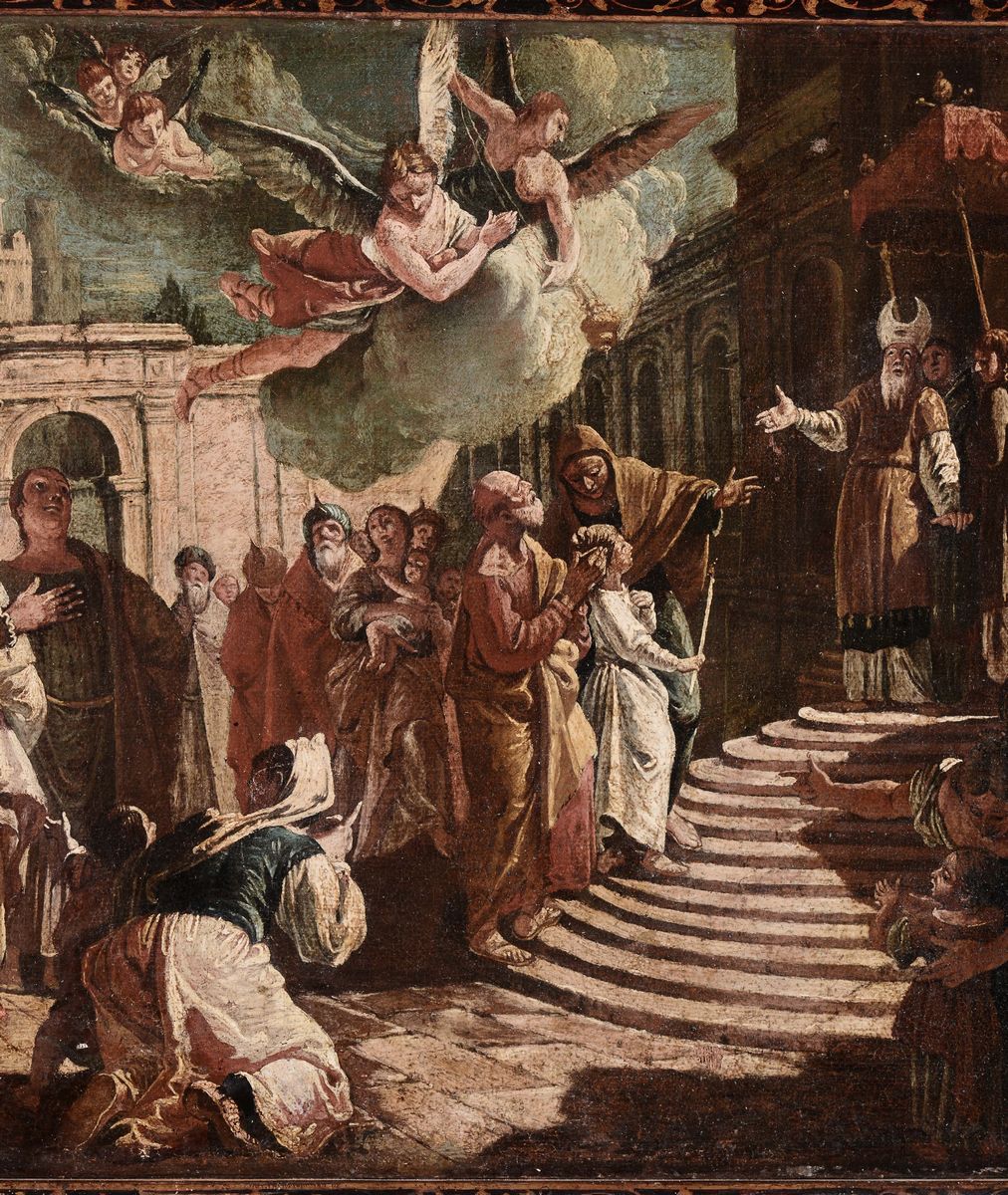 Francesco Fontebasso (venezia 1707 - 1769), Cerchia Dipresentazione di Maria al Tempio