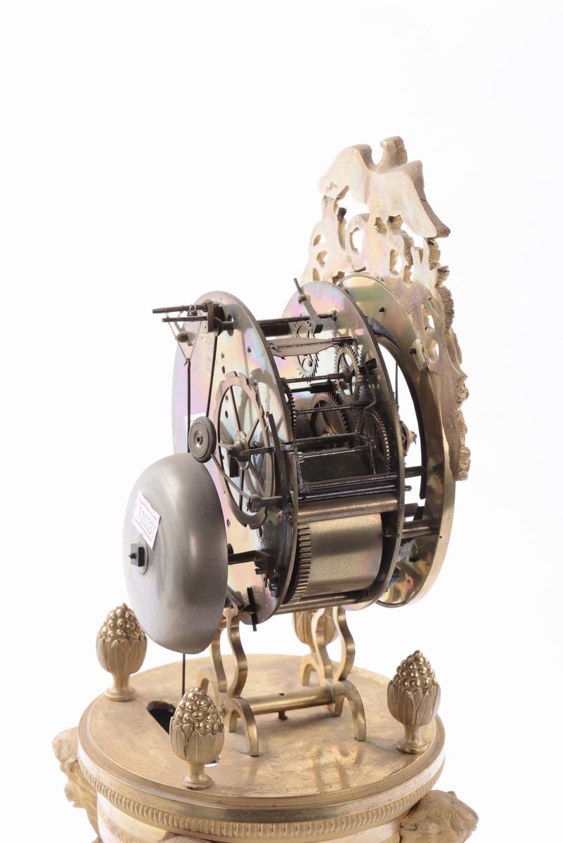 Orologio in Bronzo Dorato, Francia, Caston Jolly, Paris
