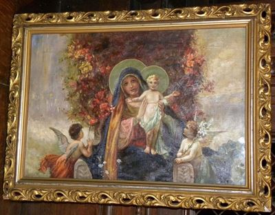 Anonimo del XIX Secolomadonna con Bambino