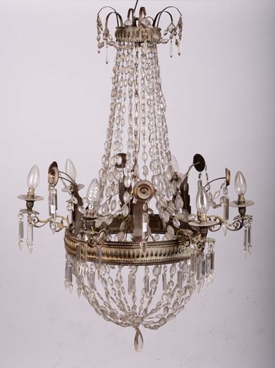 Lampadario a Mongolfiera a Sei Luci