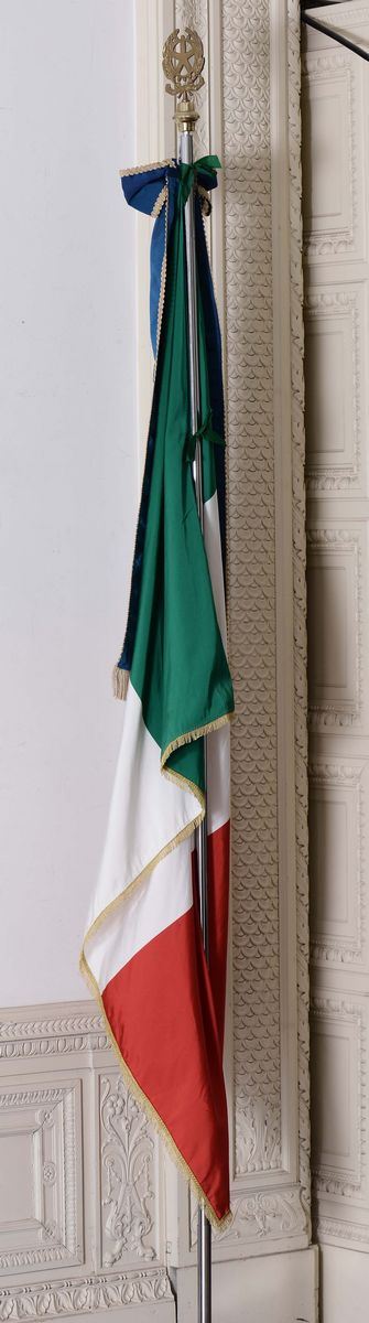 Asta con Bandiera Italiana