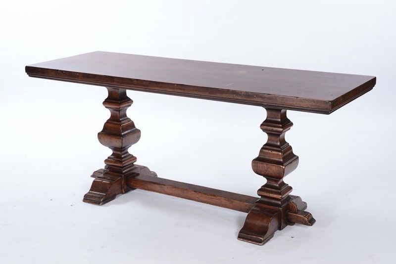 Tavolo rustico da pranzo  - Asta Arredi e Oggetti d'Arte da Importanti Collezioni Private - Cambi Casa d'Aste