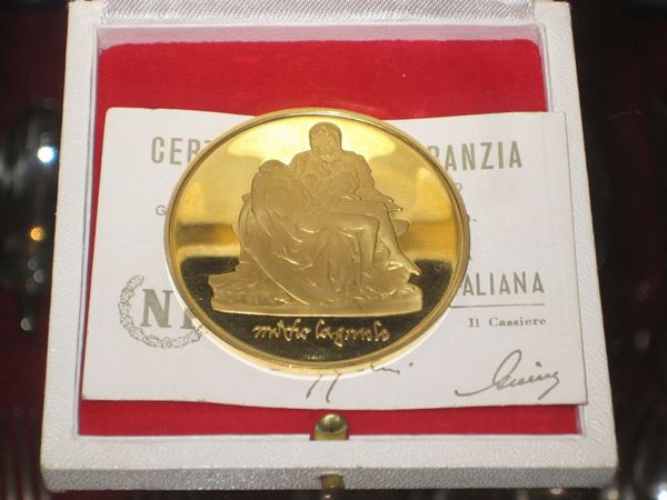 Moneta commemorativa in oro 900/1000