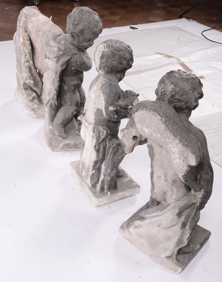 Quattro Putti Raffiguranti le Stagioni, XVIII Secolo