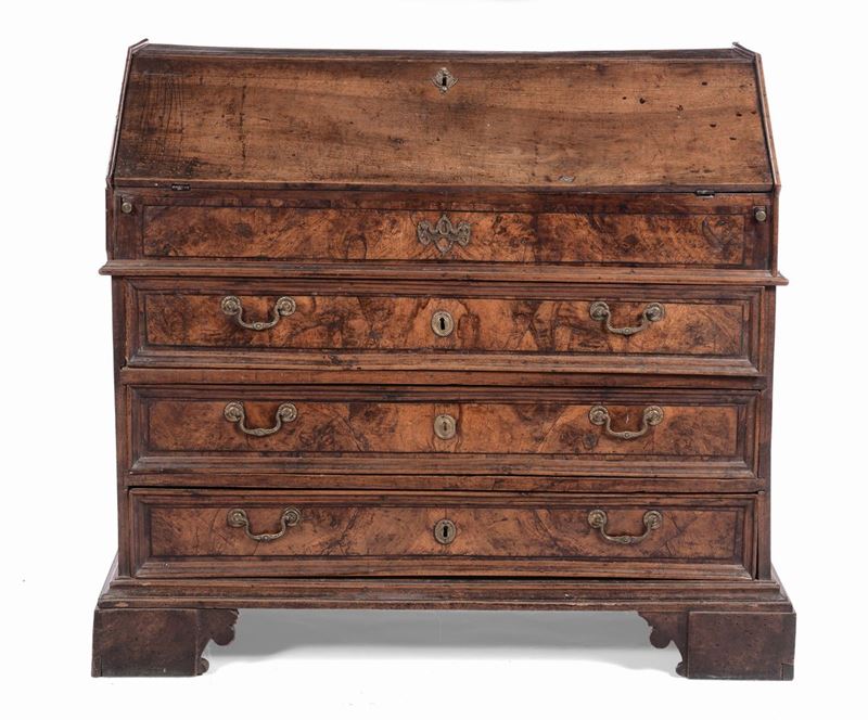 Ribalta Luigi XIV a tre cassetti, XVIII secolo  - Auction Furnishings and Works of Art from Important Private Collections - Cambi Casa d'Aste