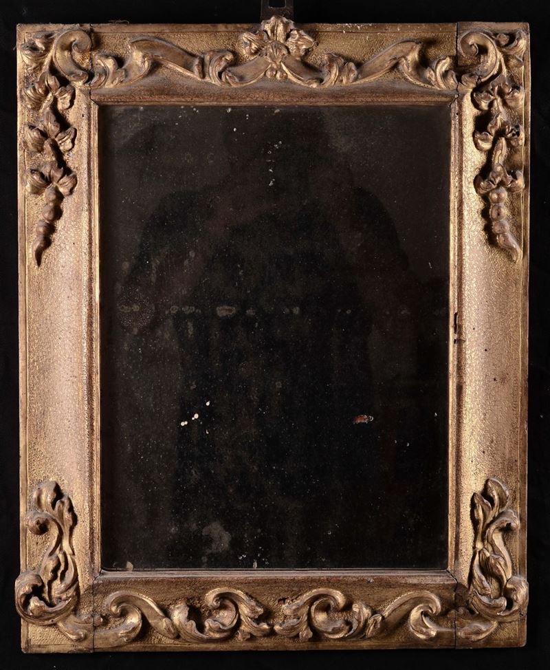 Specchiera dorata, XIX secolo  - Asta Arredi e Oggetti d'Arte da Importanti Collezioni Private - Cambi Casa d'Aste