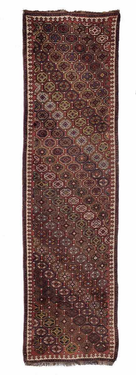 Passatoia curda, fine XIX secolo  - Auction Ancient Carpets - Cambi Casa d'Aste