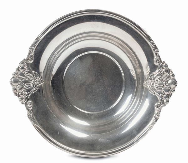Centrotavola circolare in argento Tiffany