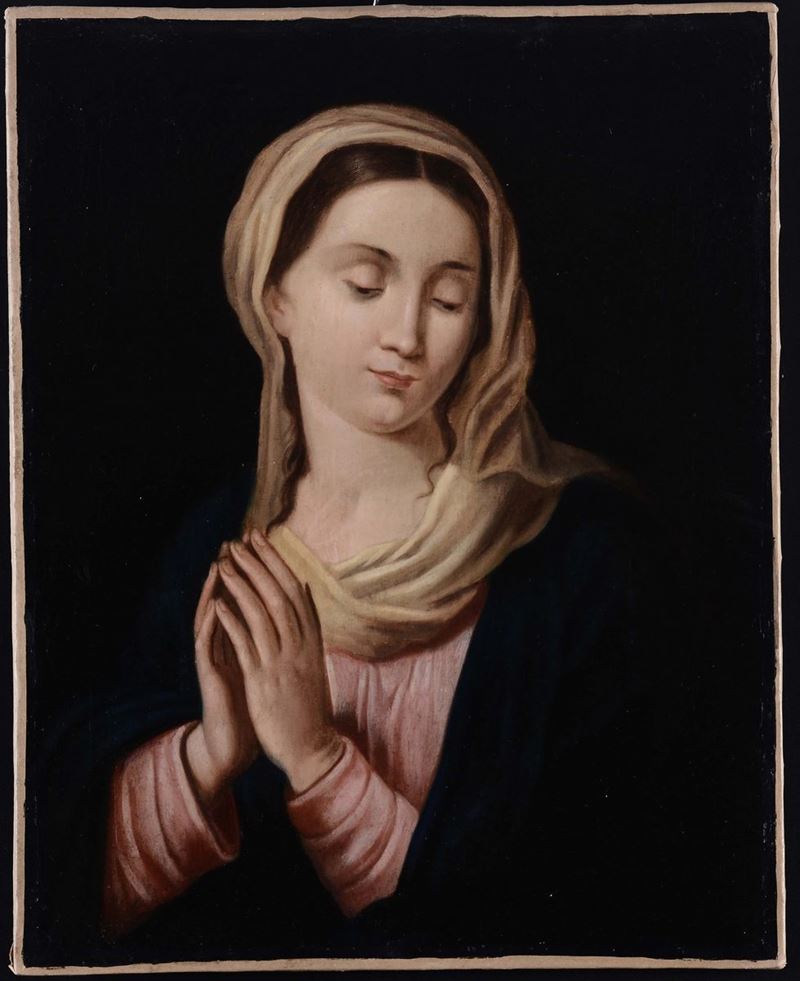 Ignoto napoletano del XVIII secolo Madonna Immacolata  - Auction Furnishings and Works of Art from Important Private Collections - Cambi Casa d'Aste