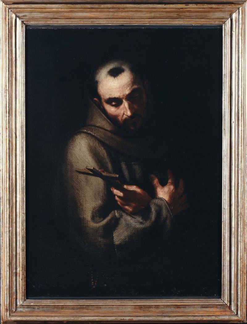 Francesco Guarino da Solofra (1611-1651) San Francesco D'Assisi  - Auction Furnishings and Works of Art from Important Private Collections - Cambi Casa d'Aste
