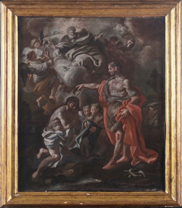 Giacinto Diano (1731-1804), cerchia di Battesimo di Gesù