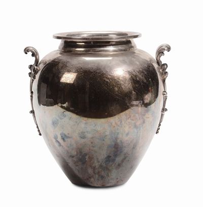 Vaso in Argento, Argenteria Dell'agata, Valenza, Terzo Quarto del XX Secolo