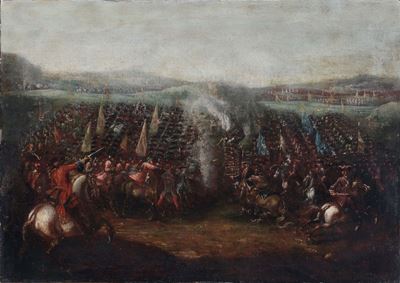 Scuola del XVIII Secolobattaglia