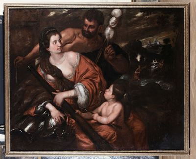 Johann Carl Loth (monaco di Baviera 1632 - Venezia 1698), Attribuito Afigure